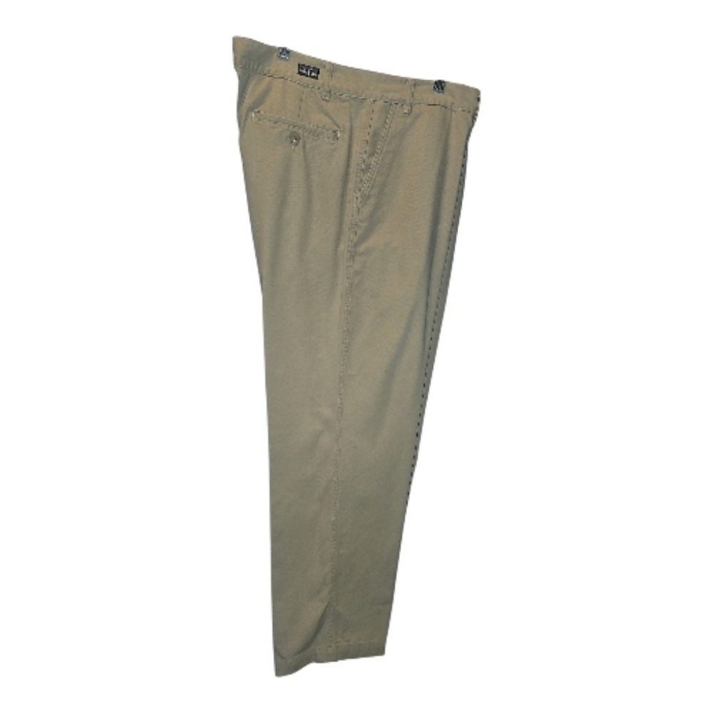 Mens Patagonia Beige 100% Cotton Khaki Duck Pants Flat Front Worn Wear Sz 38X30